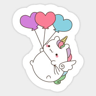 Balloons Unicorn Sticker